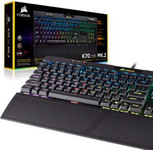 Corsair K70 RGB PRO toetsenbord Gamen USB AZERTY Belgisch Zwart