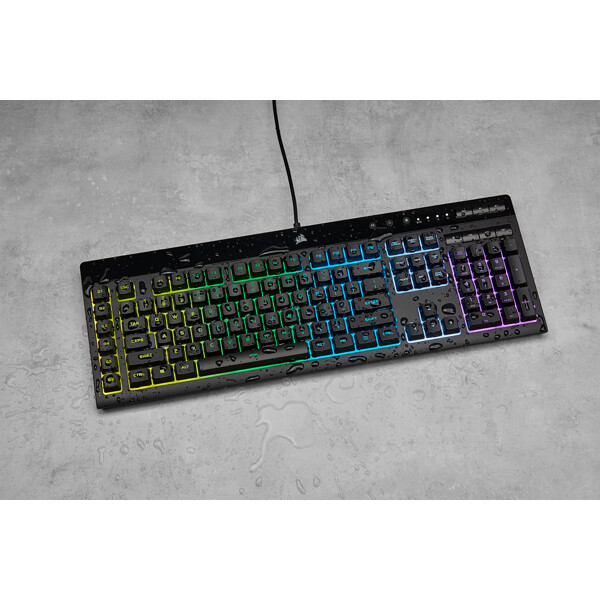 Corsair K55 RGB PRO toetsenbord Gamen USB AZERTY Belgisch Zwart - Afbeelding 11