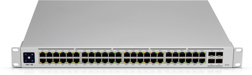 Ubiquiti UniFi USW-PRO-48 netwerk-switch Managed L2/L3 Gigabit Ethernet (10/100/1000) 1U Zilver