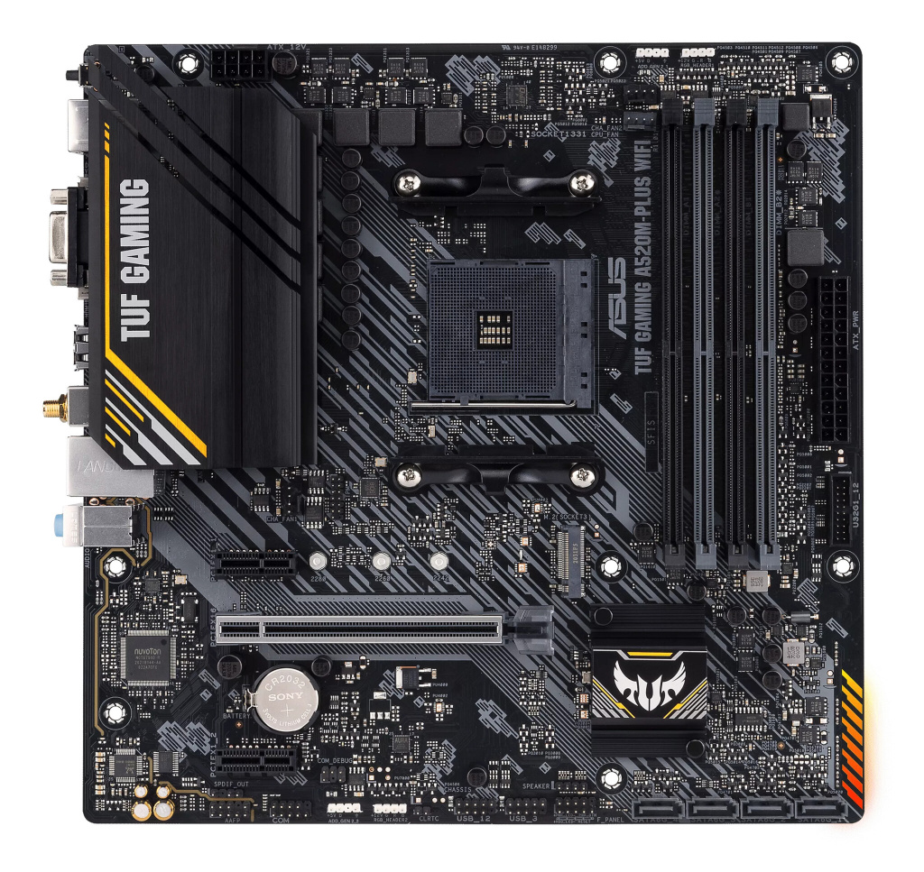 ASUS TUF GAMING A520M-PLUS WIFI AMD A520 Socket AM4 micro ATX - Afbeelding 2