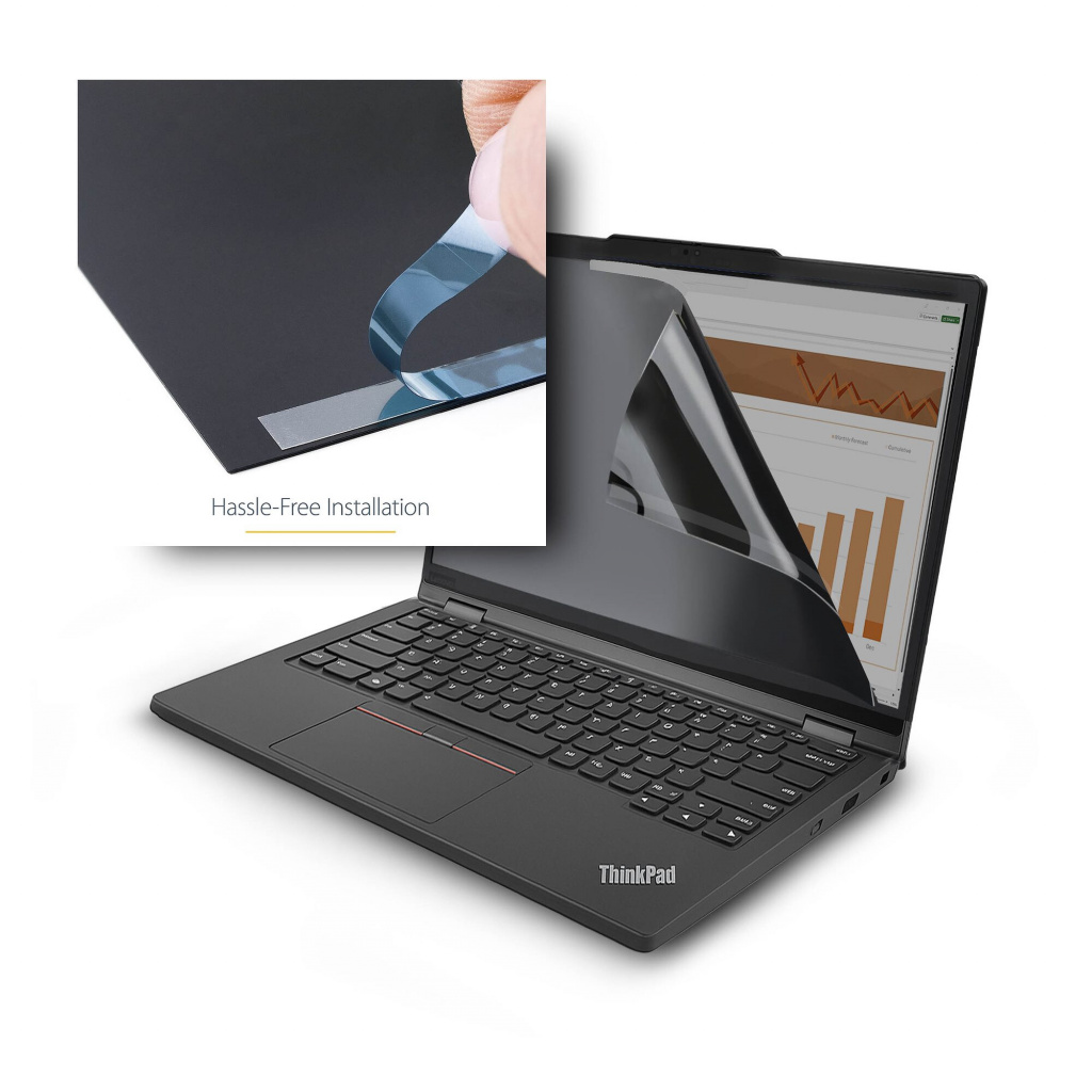 StarTech.com Lenovo X13 Yoga Gen 4 Helder Privacy Filter met Touch, Omklapbaar, 75% Lichtdoorlatendheid, Anti-Glans Laptop Priva - Afbeelding 5