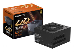 GIGABYTE UD750GM PG5 V2 power supply unit 750 W 20+4 pin ATX ATX Zwart