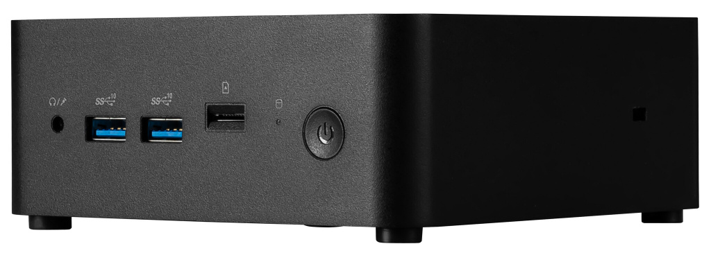 MSI CUBI NUC 1MG-244BEU PC/workstation barebone 0.84L sized PC Zwart 100U Intel SoC - Afbeelding 2