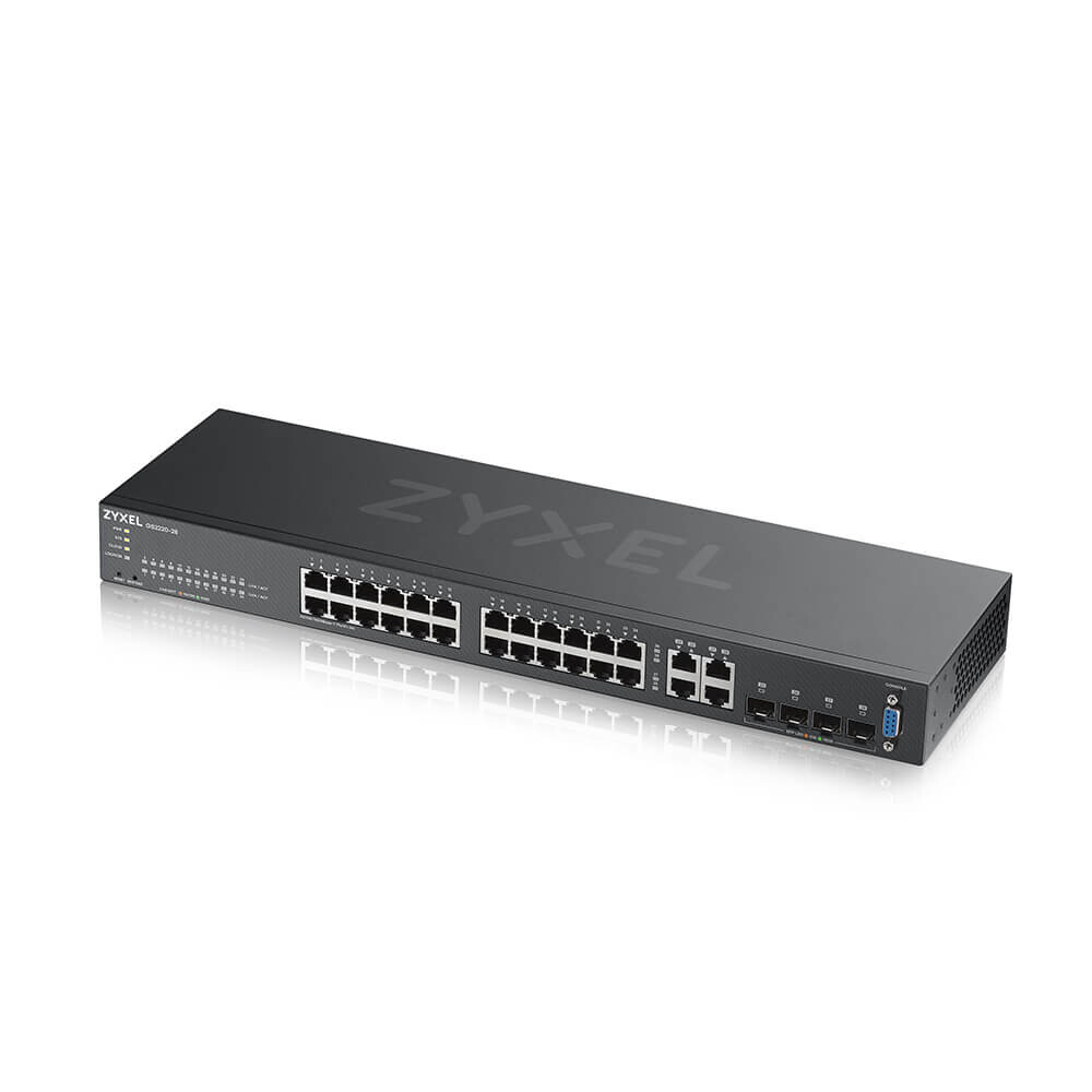 Zyxel GS2220-28-EU0101F netwerk-switch Managed L2 Gigabit Ethernet (10/100/1000) Zwart - Afbeelding 4