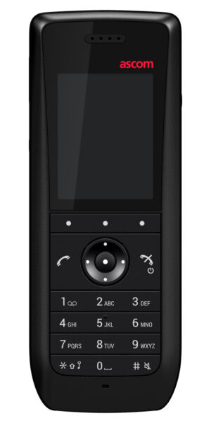 Ascom d63 Messenger DECT-telefoonhandset Zwart