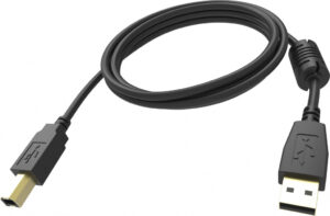 Vision TC 5MUSB/BL USB-kabel USB 2.0 5 m USB A USB B Zwart