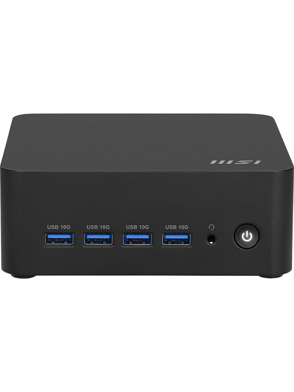 MSI Cubi Z AI 8M-008BEU AMD Ryzen 5 8645HS 2 slots Max 64GB RAM No HDD No OS Black - Afbeelding 2