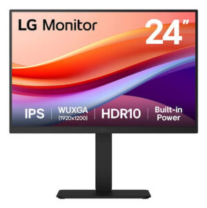 LG 24BA55W-B computer monitor 61 cm (24") 1920 x 1200 Pixels WUXGA Zwart