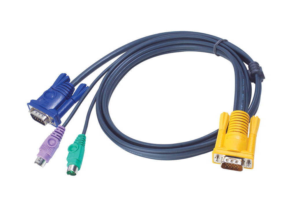 ATEN 1.8M PS/2 KVM Kabel met 3 in 1 SPHD