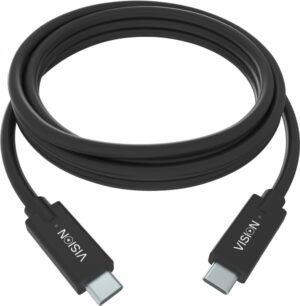 Vision TC 1MUSBC/BL USB-kabel USB 3.2 Gen 1 (3.1 Gen 1) 1 m USB C Zwart