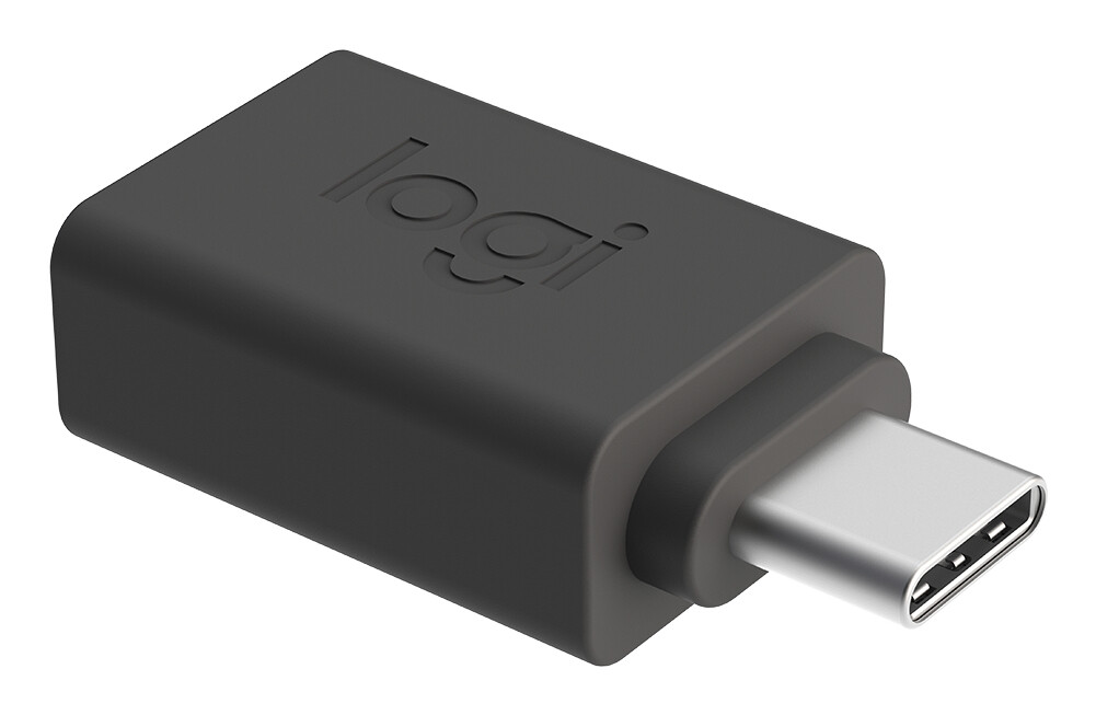 Logitech 956-000005 tussenstuk voor kabels USB C USB A Grafiet - Afbeelding 2
