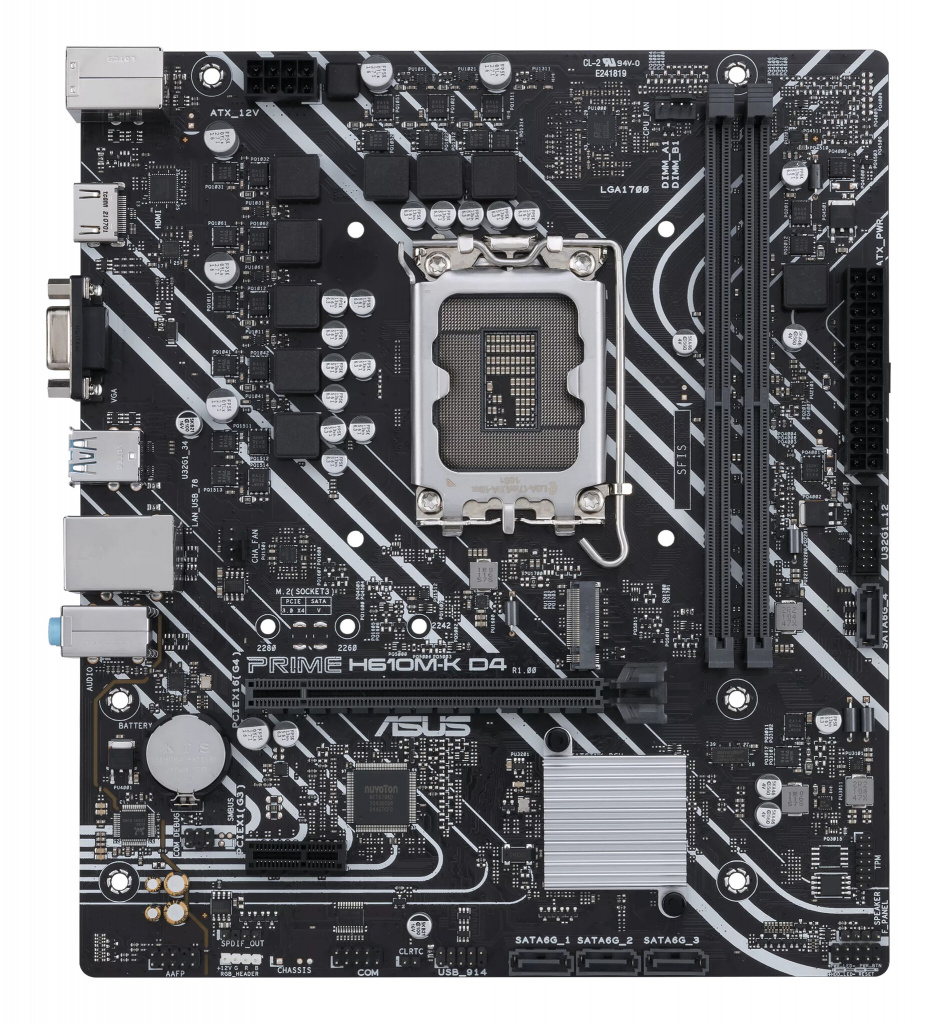 ASUS PRIME H610M-K D4 Intel H610 LGA 1700 micro ATX - Afbeelding 2