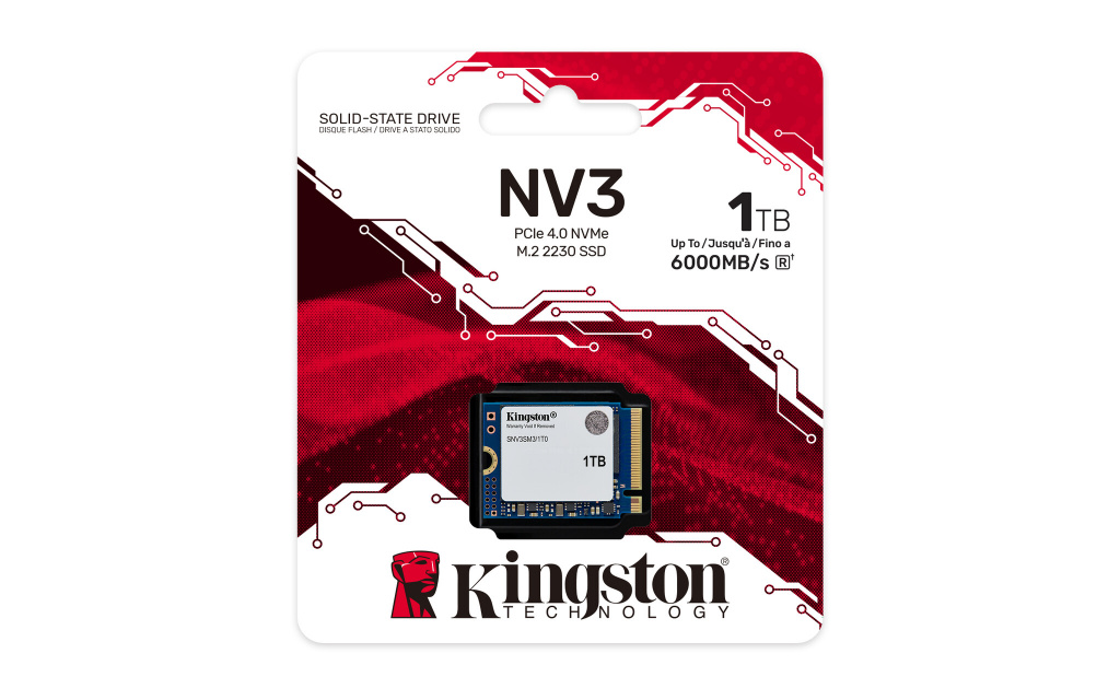 Kingston Technology 1000G NV3 M.2 2230 NVMe SSD - Afbeelding 3