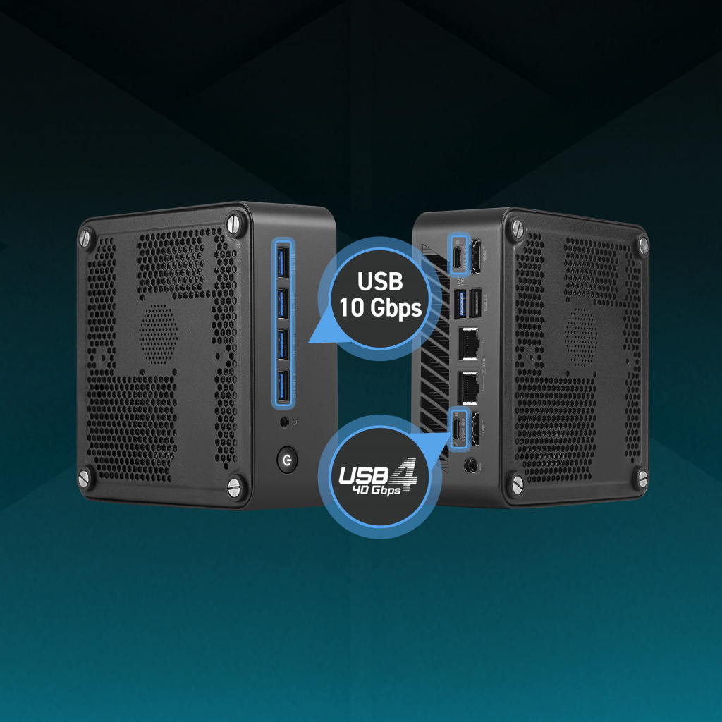 MSI Cubi Z AI 8M-008BEU AMD Ryzen 5 8645HS 2 slots Max 64GB RAM No HDD No OS Black - Afbeelding 9