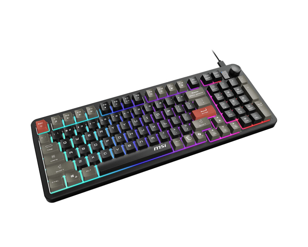 MSI FORGE GK110 toetsenbord Gamen USB QWERTY Amerikaans Engels Zwart - Afbeelding 2