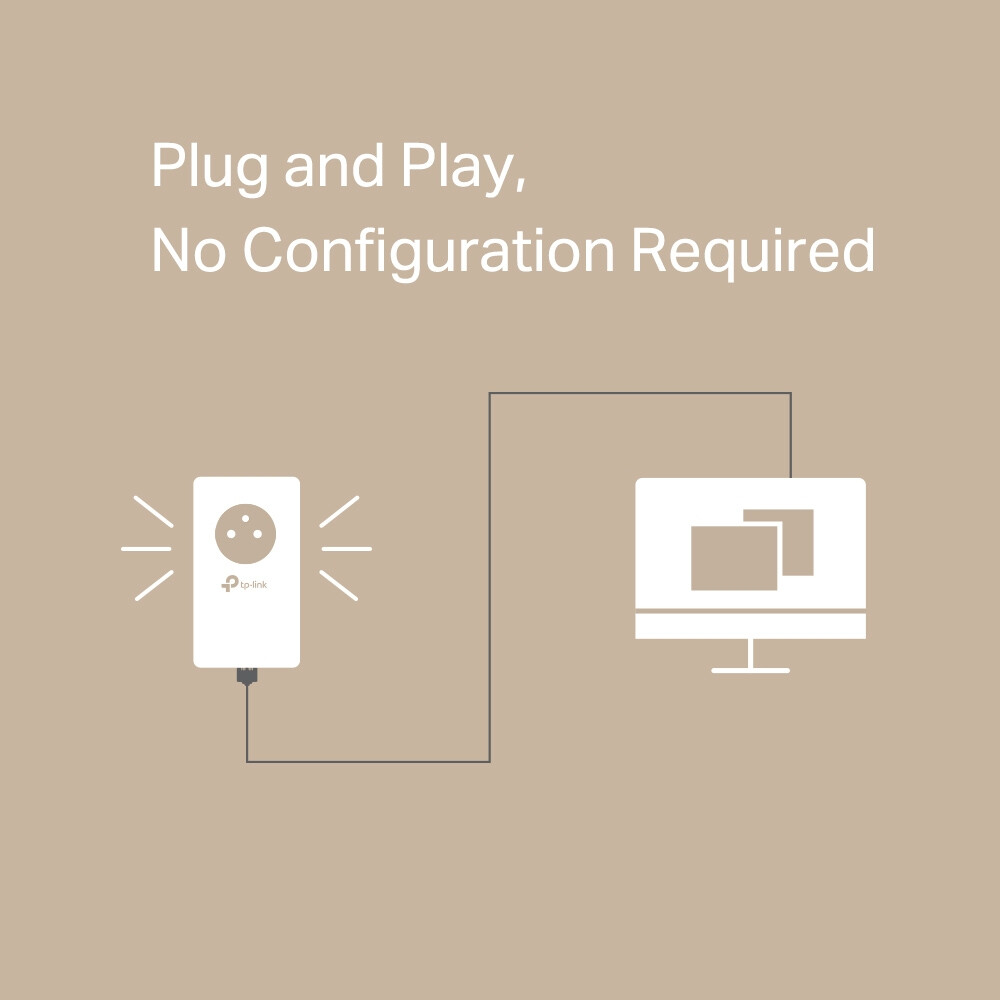 TP-Link TL-PA7017PKIT(FR) 1000 Mbit/s Ethernet LAN Wit 2 stuk(s) - Afbeelding 4