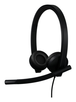 Logitech H570e Headset Bedraad Hoofdband Kantoor/callcenter USB Type-C Zwart