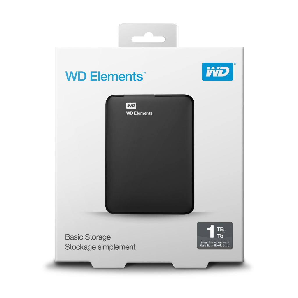 Western Digital Elements WD Portable 2.5 Inch externe HDD 1TB, Zwart - Afbeelding 8