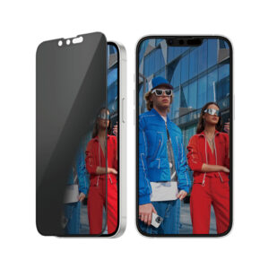 PanzerGlass ® Privacy Screen Protector iPhone 16e | 14 | 13 | 13 Pro | Ultra-Wide Fit w. EasyAligner Doorzichtige schermbescherm