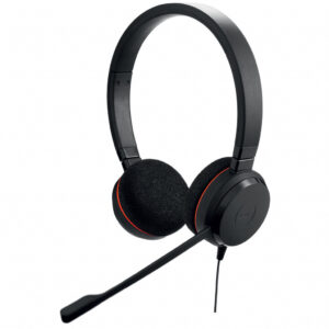 Jabra Evolve 20 Headset Bedraad Hoofdband Kantoor/callcenter USB Type-A Zwart