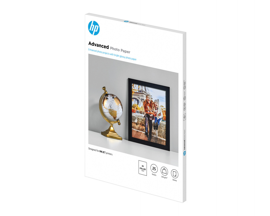 HP Advanced fotopapier, glanzend, 250 g/m2, A4 (210 x 297 mm), 25 vellen - Afbeelding 4