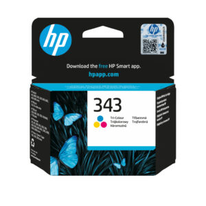 HP 343 originele drie-kleuren inktcartridge
