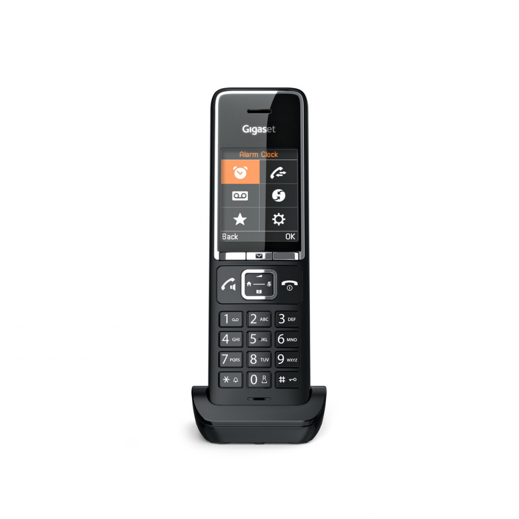 Gigaset COMFORT 550HX Analoge-/DECT-telefoon Nummerherkenning Zwart