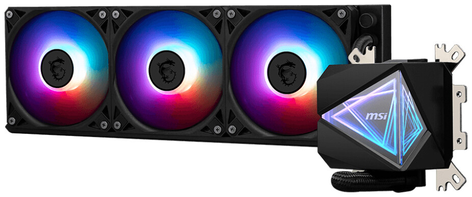 MSI MAG Coreliquid I360 Computer behuizing Alles-in-één vloeistofkoeler 12 cm Zwart 1 stuk(s)