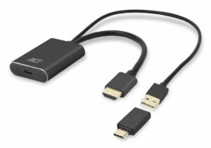 ACT HDMI naar USB Type-C female adapter, 4K@60Hz
