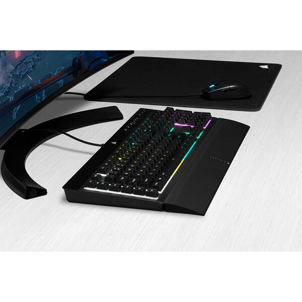 Corsair K55 RGB PRO toetsenbord Gamen USB AZERTY Belgisch Zwart - Afbeelding 4