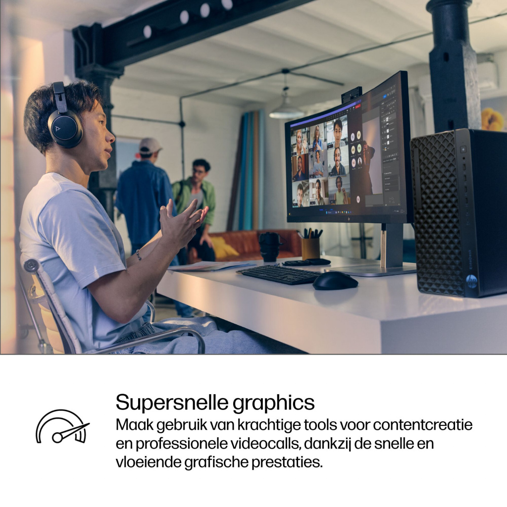 HP EliteDesk 8 G1i TWR U5-235 16/2 W11P Intel Core Ultra 5 16 GB DDR5-SDRAM 512 GB SSD Windows 11 Pro Tower PC AI PC Zwart - Afbeelding 17