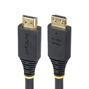 StarTech.com 5m High Speed HDMI Kabel met Grip Connectors, 4K 60Hz/1440p 144Hz, HDR10/HDCP 2.2/ARC, 18Gbps, UHD HDMI Kabel voor