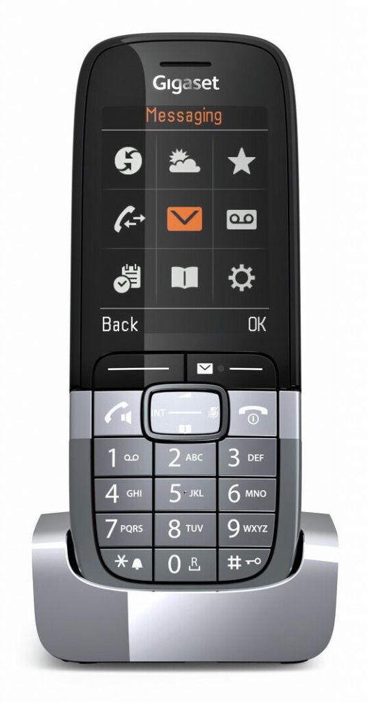 Gigaset SL850H Pro DECT-telefoon Nummerherkenning Titanium - Afbeelding 2
