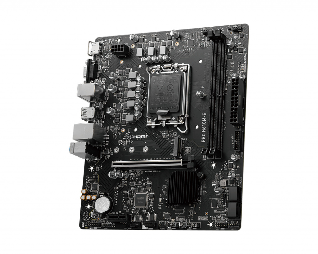 MSI PRO H610M-E moederbord Intel H610 LGA 1700 micro ATX - Afbeelding 3