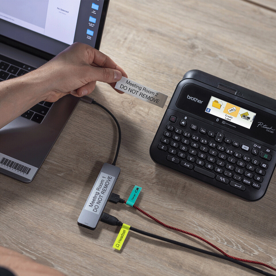 Brother PT-D610BTVP labelprinter Thermo transfer 180 x 360 DPI 30 mm/sec Bedraad en draadloos TZe Bluetooth - Afbeelding 5