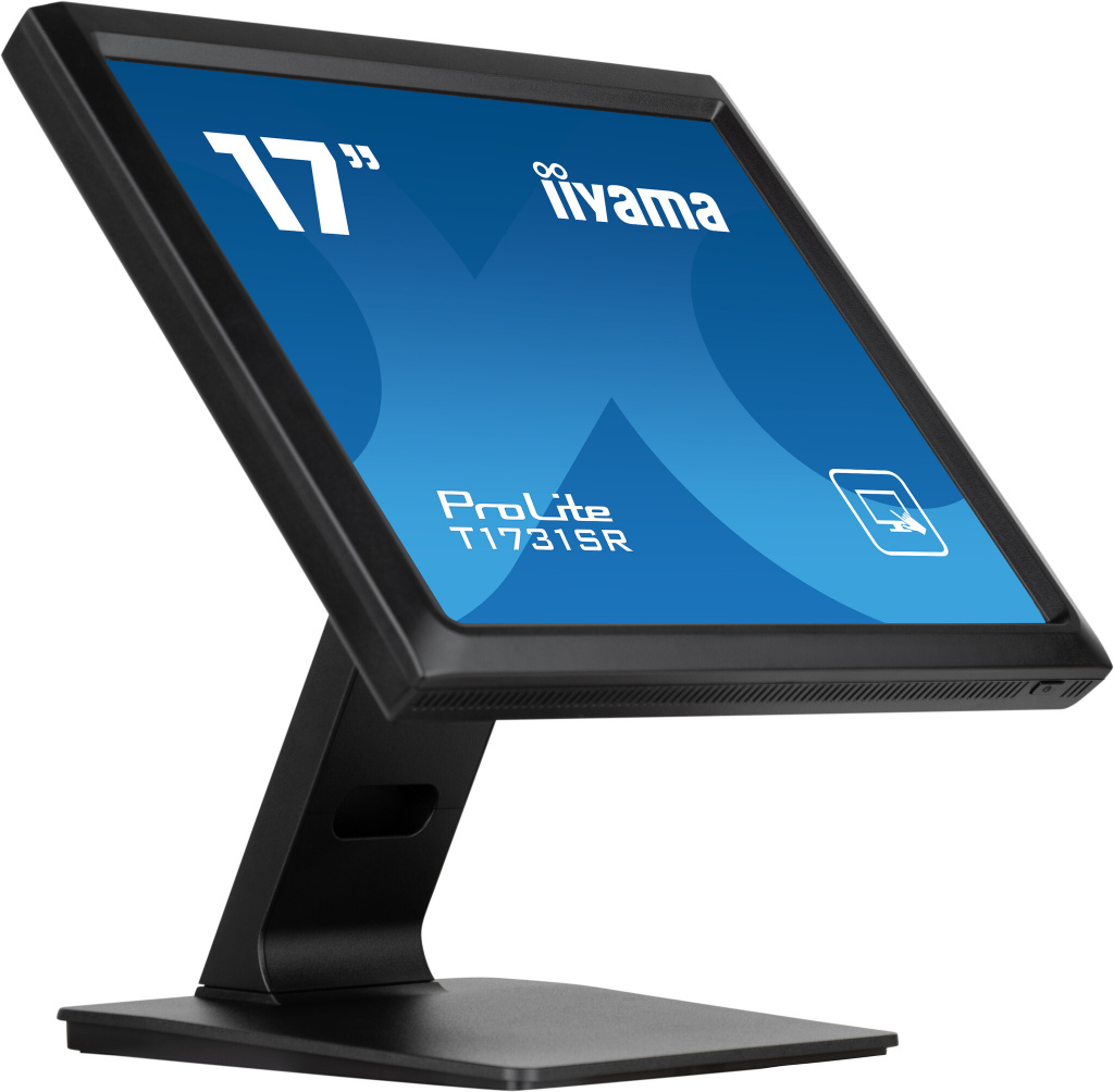 iiyama ProLite T1731SR-B1S computer monitor 43,2 cm (17") 1280 x 1024 Pixels SXGA LCD Touchscreen Zwart