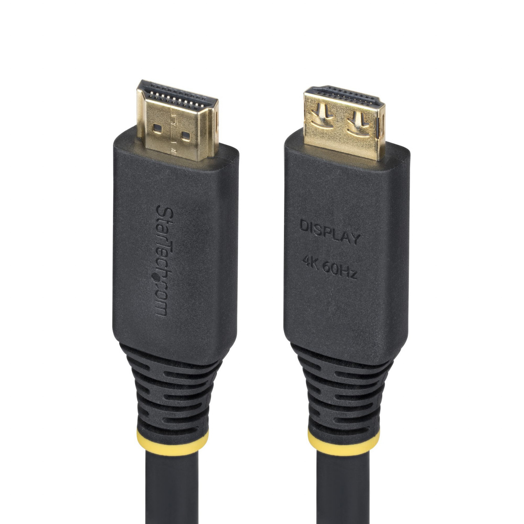 StarTech.com 10m Actieve High Speed HDMI Kabel met Grip Connectors, 4K 60Hz/1440p 144Hz, HDR10/HDCP 2.2/ARC, 18Gbps, UHD HDMI Ka
