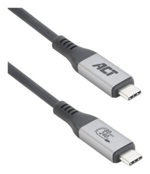 ACT USB4 80Gbps Thunderbolt 5 240W USB Type-C kabel, USB-IF gecertificeerd, 1,5 meter