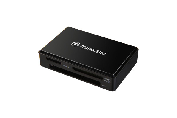 Transcend RDF8 geheugenkaartlezer Micro-USB Zwart - Afbeelding 2