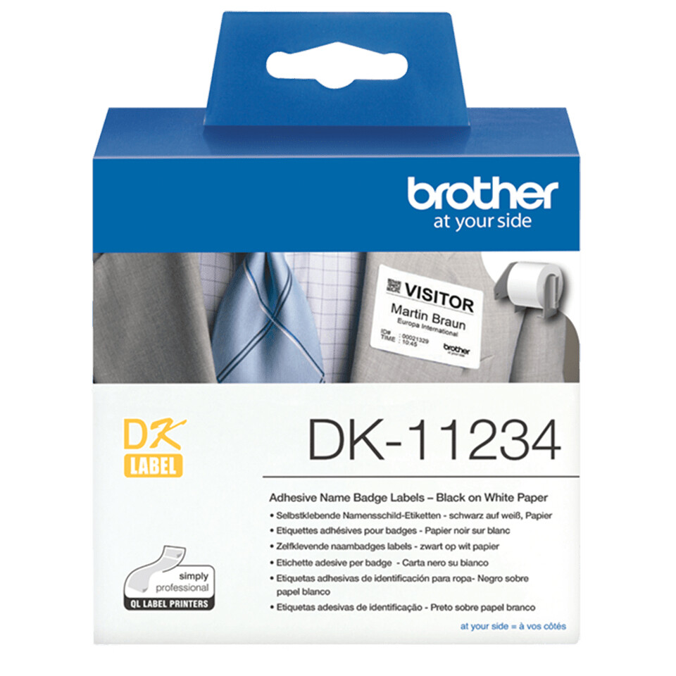 Brother DK-11234 printeretiket Wit Zelfklevend printerlabel - Afbeelding 3