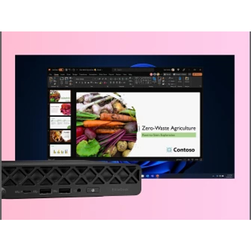 HP EliteDesk 8 Mini G1iU523516GB/512GBPC Intel Core Ultra 5 235 16 GB DDR5-SDRAM 512 GB SSD Windows 11 Pro Mini PC AI PC Zwart - Afbeelding 5