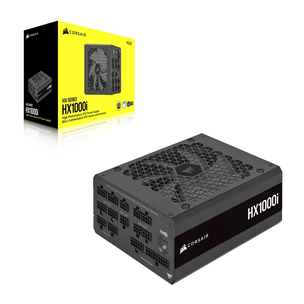 Corsair HXi Series HX1000i power supply unit 1000 W 24-pin ATX ATX Zwart - Afbeelding 4
