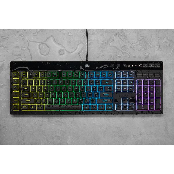 Corsair K55 RGB PRO toetsenbord Gamen USB QWERTY Amerikaans Engels Zwart - Afbeelding 9