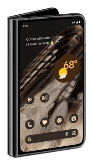 Google Pixel Fold 19,3 cm (7.6") Dual SIM 5G USB Type-C 12 GB 256 GB 4821 mAh Zwart