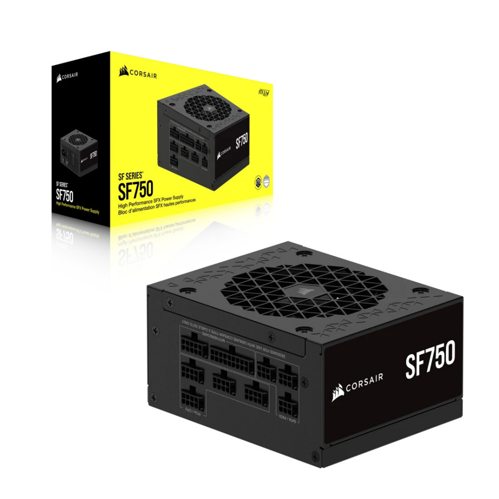 Corsair SF Series CP-9020284-EU power supply unit 750 W 24-pin ATX SFX Zwart - Afbeelding 7