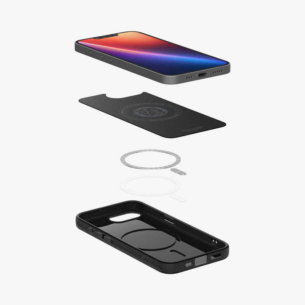 Spigen Liquid Air (MagFit) mobiele telefoon behuizingen 15,5 cm (6.1") Hoes Zwart - Afbeelding 3