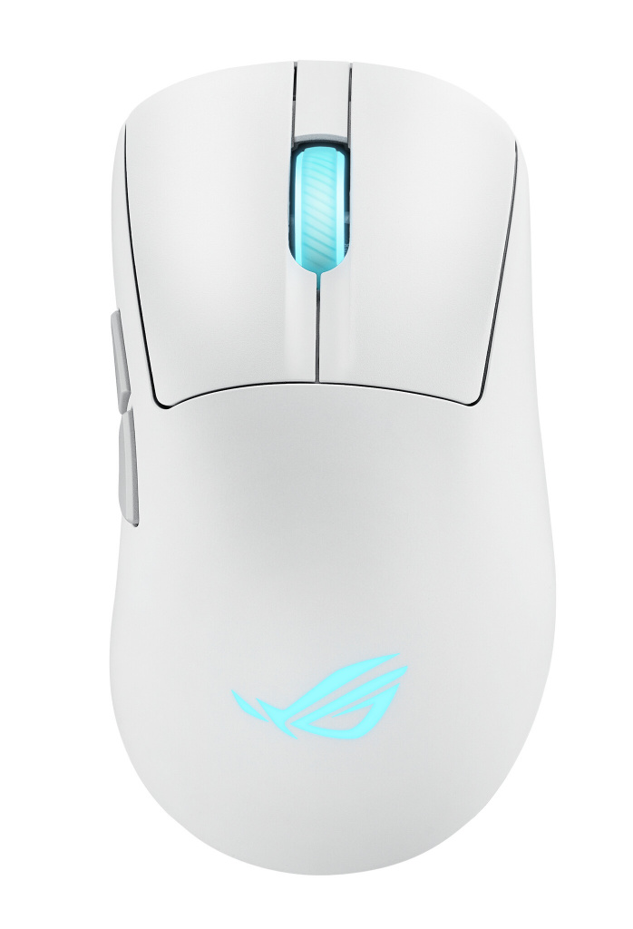 ASUS ROG Keris II Origin WHT muis Gamen Rechtshandig RF Wireless + Bluetooth + USB Type-A Optisch 42000 DPI