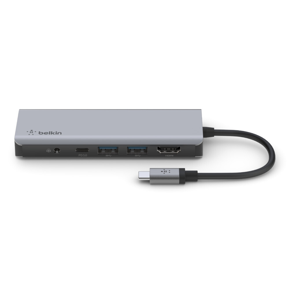 Belkin AVC009btSGY USB 3.2 Gen 1 (3.1 Gen 1) Type-C Zilver - Afbeelding 4
