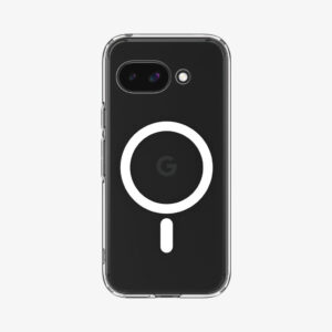 Spigen Ultra Hybrid Metal Ring (MagFit) mobiele telefoon behuizingen 16 cm (6.3") Hoes Transparant, Wit