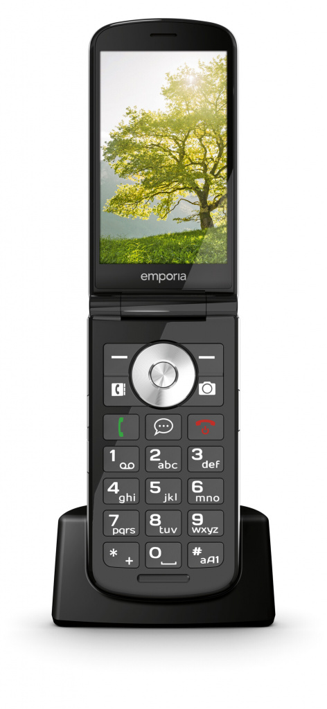 Emporia emporiaTOUCHsmart.3 8,81 cm (3.47") 150 g Zwart Seniorentelefoon - Afbeelding 2